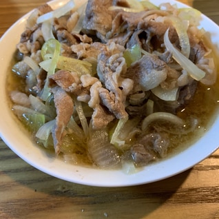 簡単牛丼